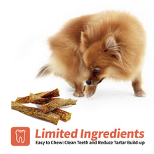 Load image into Gallery viewer, LuvChew Oven Baked Soft Puffed Beef Twists 20pcs/pack, Rawhide Free, Gluten Free