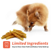 Load image into Gallery viewer, LuvChew Rawhide Free Chicken Cheese Soft Dog Chew Sticks with Turmeric
