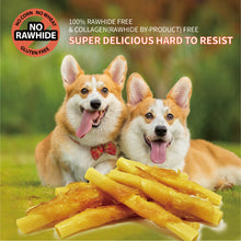 Load image into Gallery viewer, LuvChew Rawhide Free Chicken Cheese Soft Dog Chew Sticks with Turmeric