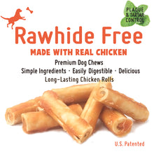 Load image into Gallery viewer, LuvChew Rawhide Free Long-Lasting Chicken Retriever Rolls- Mini