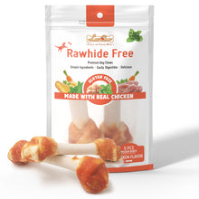 Load image into Gallery viewer, LuvChew Rawhide Free Knotted Bones with Chicken Flavor - Large